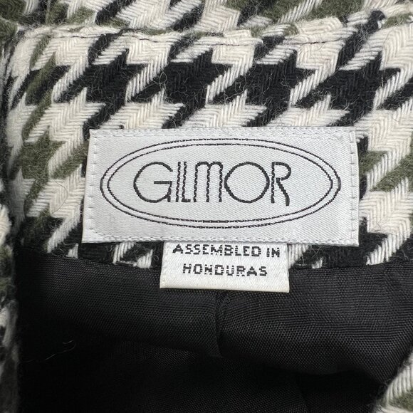 Vintage Houndstooth Blazer Jacket Coat Preppy Academia Quiet Luxury Old Money - Picture 6 of 10